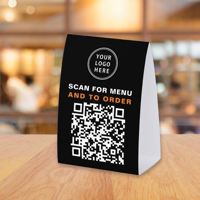QR Code Menu And Ordering Black (Creator Uploaded)