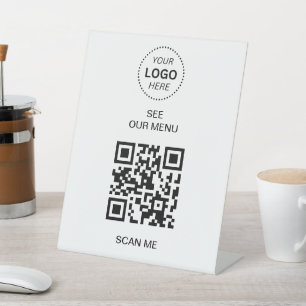 QR Code Menu   Create Your Own Contactless Modern Pedestal Sign