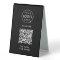 QR Code Menu | Logo Black Contactless Modern
