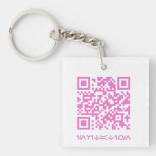 QR Code Message for the HOCO date.b Key Ring