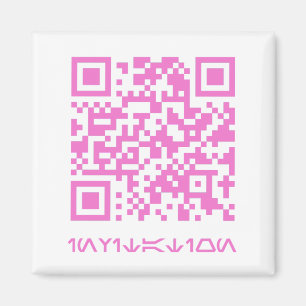 QR Code Message for the HOCO date.b Magnet