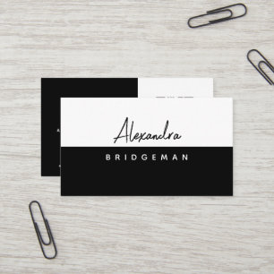 QR Code Minimalist, social media Business Card