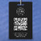 QR Code | Modern Black Business Logo Event