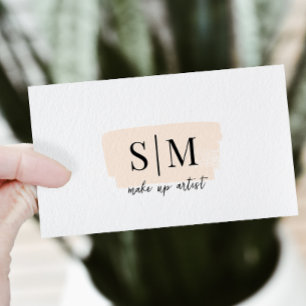 QR Code Monogram Business Card