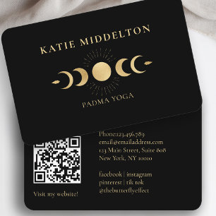QR Code- Moon Yoga Reiki Wellness Business Card