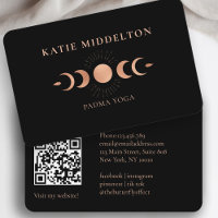 QR Code- Moon Yoga Reiki Wellness Business Card