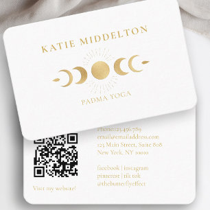 QR Code- Moon Yoga Reiki Wellness Business Card