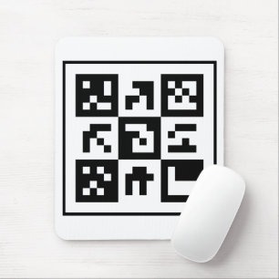 qr code mouse mat