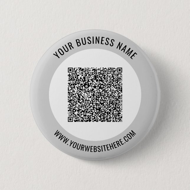 QR Code Name Website Button Company Promotional (Front)