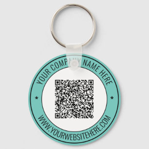 QR Code Name Website Keychain Business Promotional