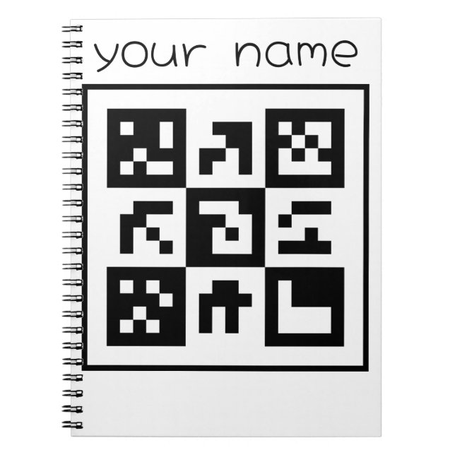 qr code notebook (Front)
