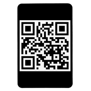 QR Code Only Flexible Photo Magnet