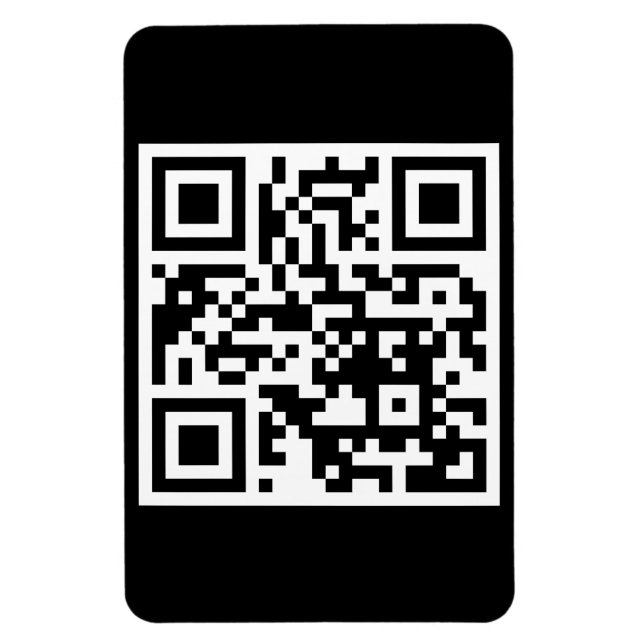 QR Code Only Flexible Photo Magnet (Vertical)