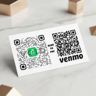 QR Code Payment Process Made Easy   Business Card