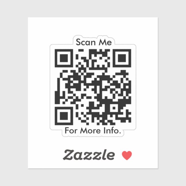 QR Code personalised (Sheet)