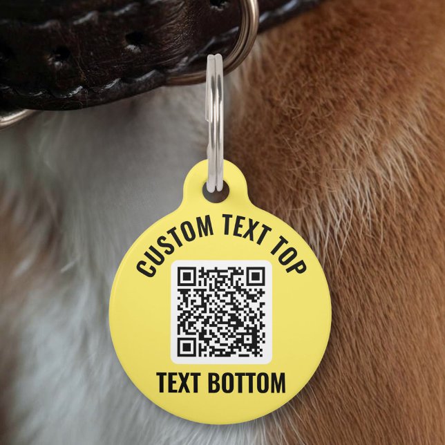 QR Code Pet ID Tag (Creator Uploaded)