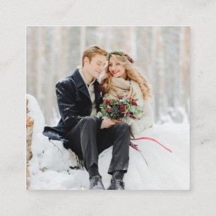QR Code Photo RSVP Enclosure Card
