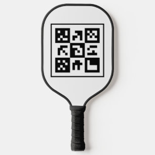 qr code pickleball paddle