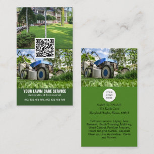 QR code professional lawncare  Business Card
