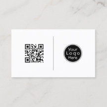 QR code, professional minimalist social media