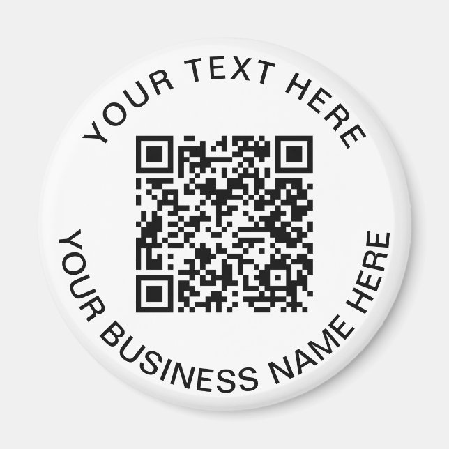 QR Code Promotional Magnet (Front)