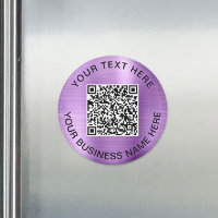 QR Code Promotional Purple