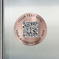 QR Code Promotional Rose Gold