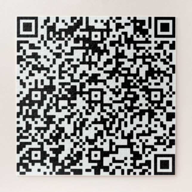 QR Code Puzzle Example Your Design Special Gift (Horizontal)