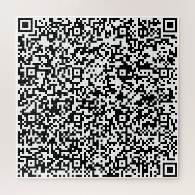 QR Code Puzzle Your Special Personalised Gift (Horizontal)