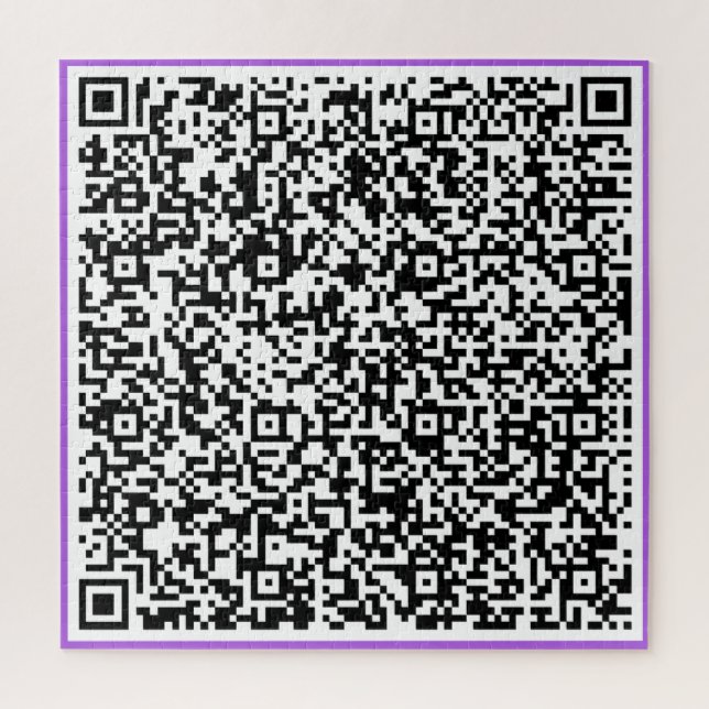 QR Code Puzzle Your Special Surprise Message Gift (Vertical)