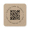 QR Code | Rustic Kraft Modern Minimal Professional