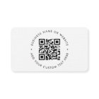 QR Code | Rustic Kraft Modern Stylish Professional