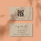 QR Code | Rustic Kraft Modern Stylish Professional