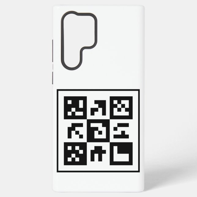 qr code samsung galaxy s22 ultra case (Back)