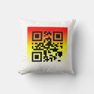 QR Code® Saying: CONGRATULATIONS Cushion