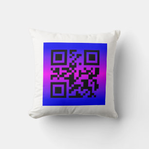 QR Code® Saying: HAPPY BIRTHDAY Cushion