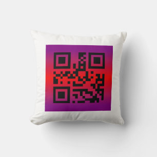 QR Code® Saying: HAPPY EASTER Cushion