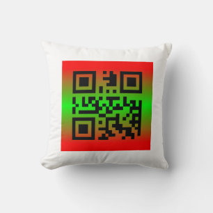 QR Code® Saying: HAPPY KWANZAA Cushion