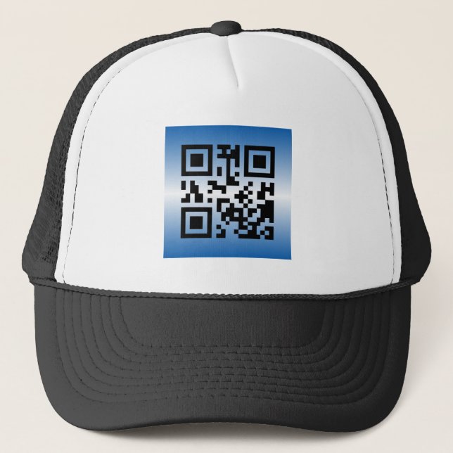 QR Code® Saying: HAPPY PASSOVER Trucker Hat (Front)