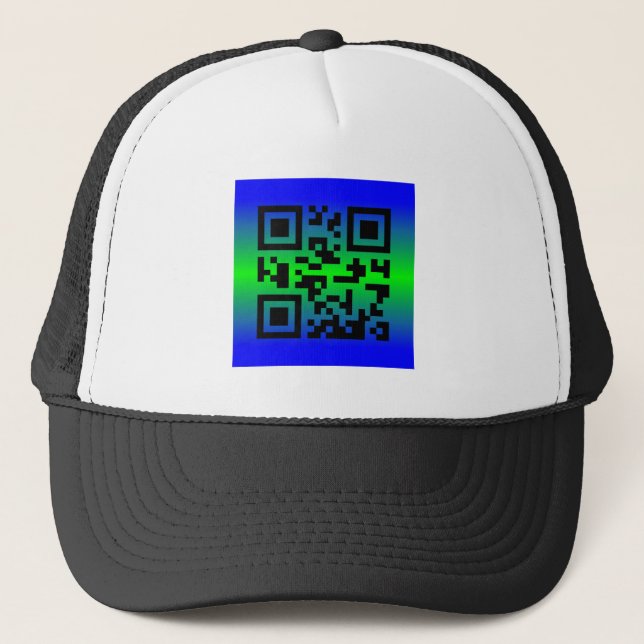 QR Code® Saying: HAVE A GREAT WEEK Trucker Hat (Front)