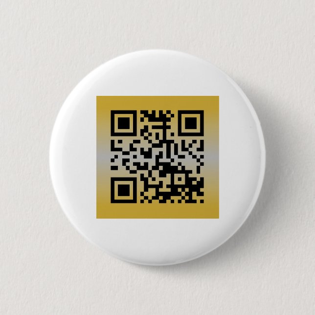 QR Code® Saying: IT’S NEW YEAR’S EVE 6 Cm Round Badge (Front)