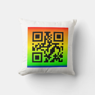 QR Code® Saying: JOY Cushion