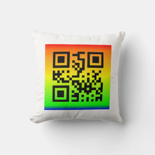 QR Code® Saying: LOVE Cushion