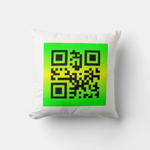 QR Code® Saying: THANK YOU Cushion