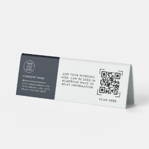 QR Code Scan   Business Logo Contactless