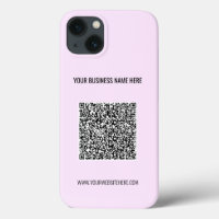 QR Code Scan Info and Custom Text Your Colours