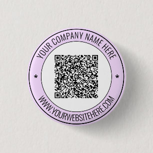 QR Code Scan Info Custom Text Personalised Button