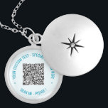 QR Code Scan Info Necklace Your Text and Colours<br><div class="desc">Choose Colours and Fonts - Design Your Own Personalised Necklaces with Your QR Code Scan Info and Custom Text Modern Necklace Gift - Add Your QR Code - Image or Logo - photo / Text - Name or Custom Text - Resize and Move or Remove / Add Elements - Image...</div>
