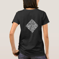 QR Code Scan Info Personalised Your T-Shirt