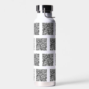 QR Code Scan Info Your Colours Modern Water Bottle